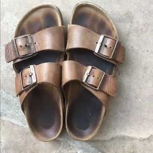 Brown Birkenstocks!